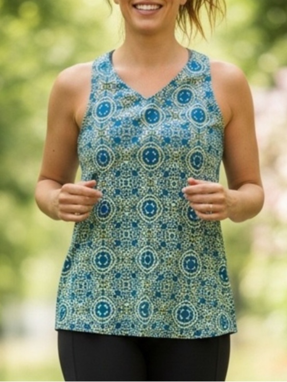 Columbia Siren Splash Tank Top Racerback Women’s Medium Outdoor Athletic